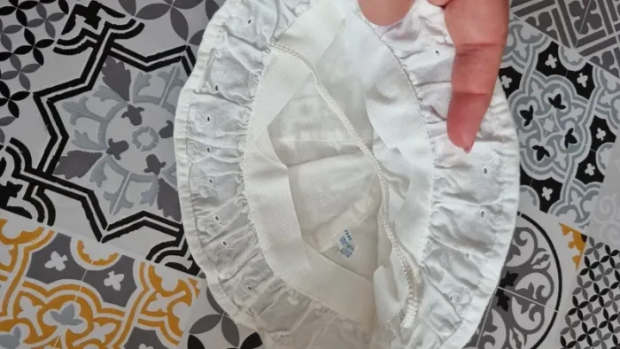 Bonnet 6/12 mois blanc - photo numéro 6