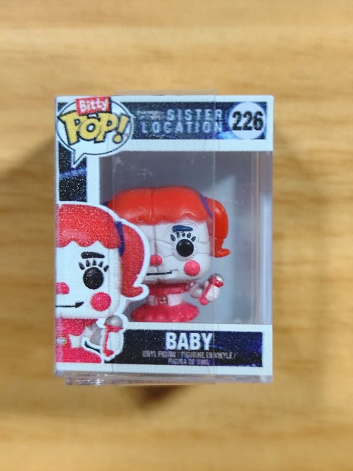LOT 5 Figurines Bitty Pop! Five Nights At Freddy's - Chica, Foxy The Pirate, Cupcake, Nightmare Chica & Baby - photo numéro 10