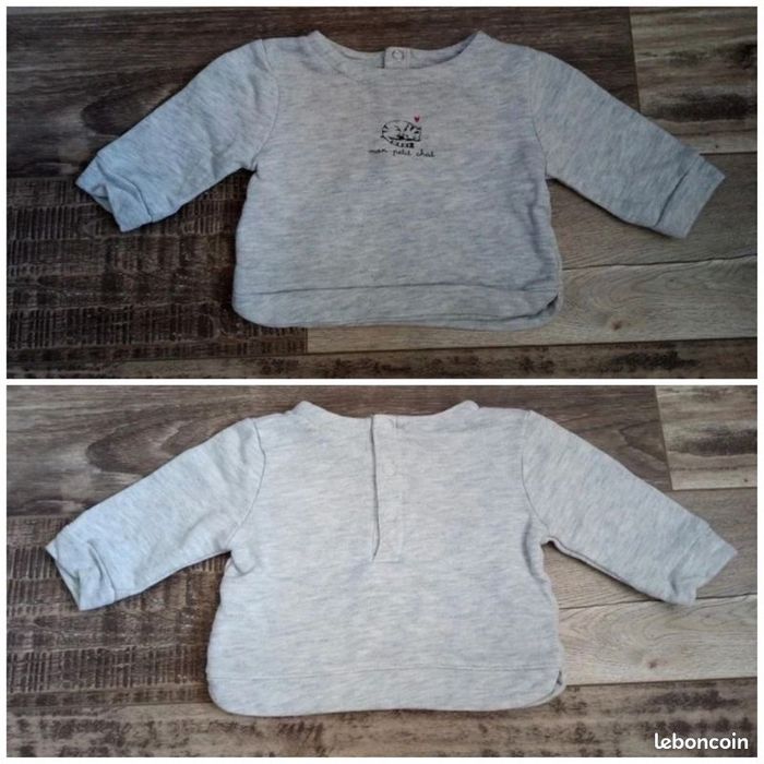 Lot de pull fille taille 3 mois - photo numéro 3
