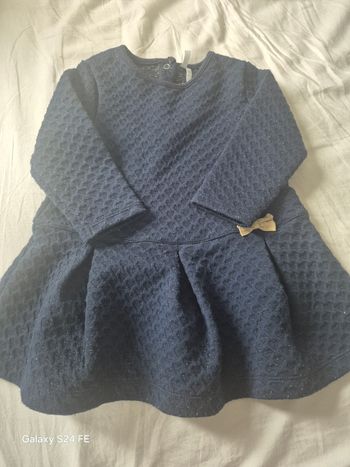 Robe bleue pailletées 