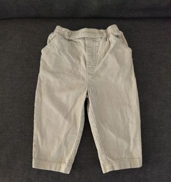 Pantalon velours taille 12 mois