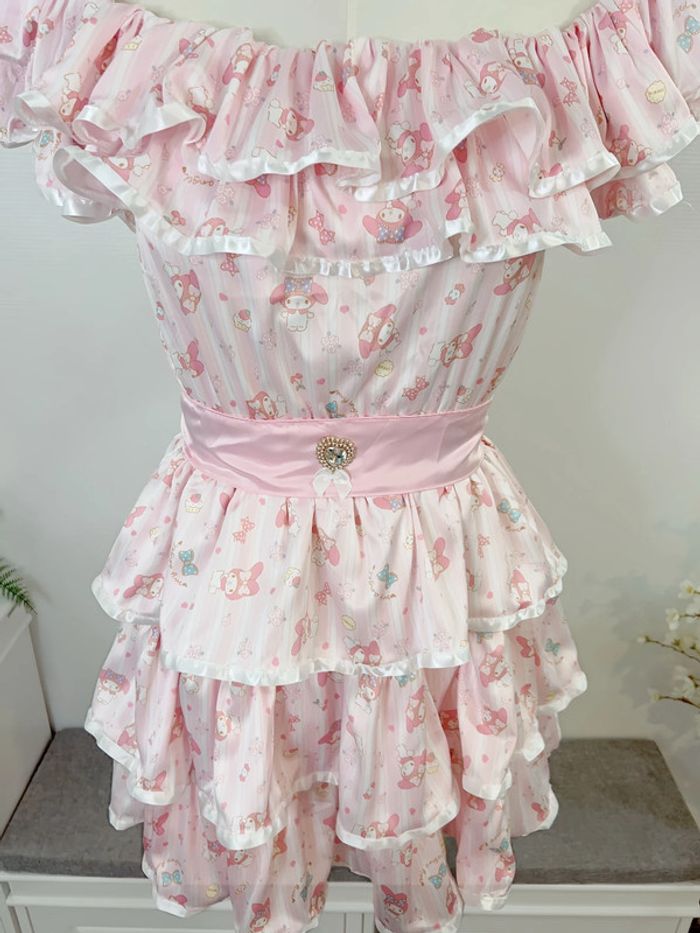 Robe Lolita Princesse Barbie style Sanrio Melody Cute Kawaii - photo numéro 4