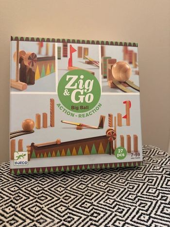 Djeco - Zig and Go big ball 27 pièces bois