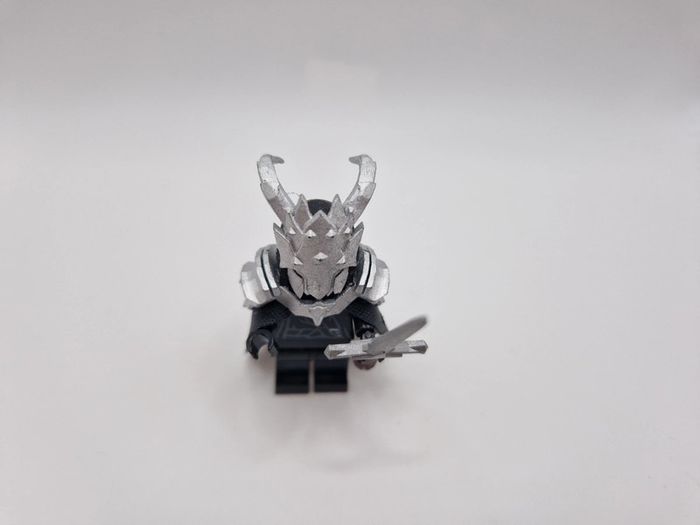 Figurine type lego Nazgul custom 3d résine et peint seigneur des anneaux - photo numéro 5