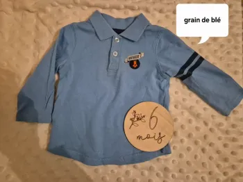 Polo manche longue Garçon 6 mois
