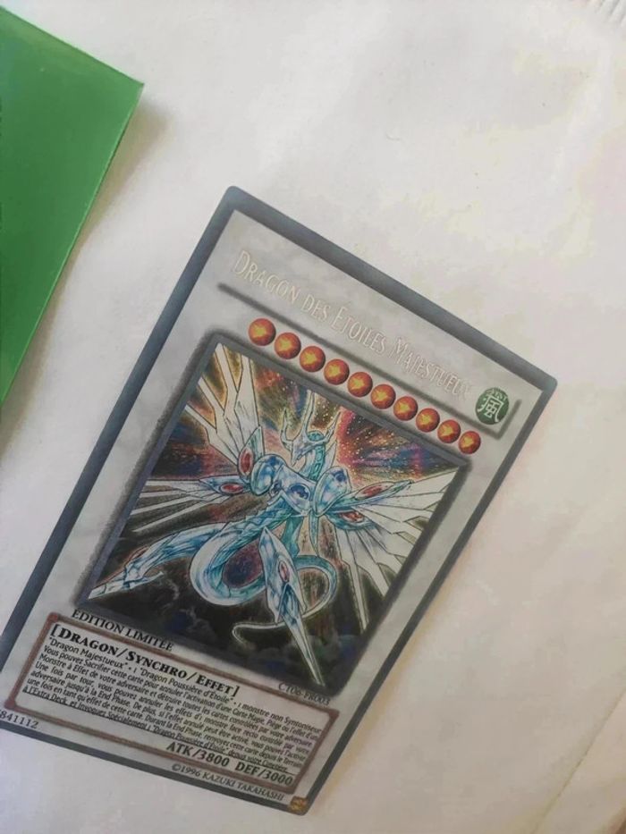 Carte Yu-Gi-Oh! Dragon des étoiles majestueux édition limitée ct06-fr003 - photo numéro 6