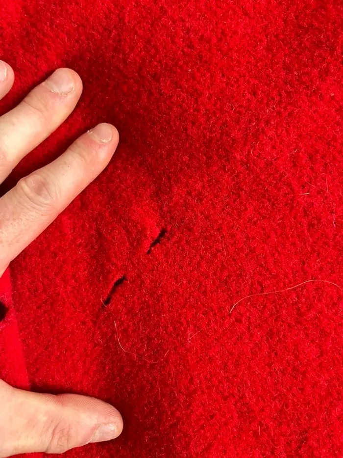 Veste autrichienne Giesswein rouge – Laine & détails contrastés – T.38 - photo numéro 9