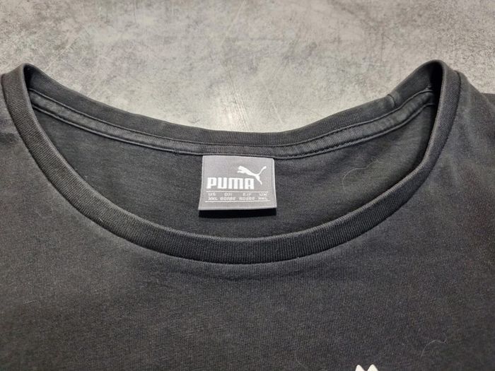 T-shirt à manches longues homme - Taille XXL / 44 - Puma - Noir floqué blanc - photo numéro 8
