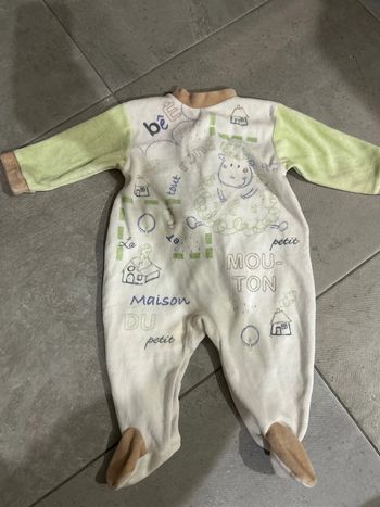 Pyjama velours 6 mois