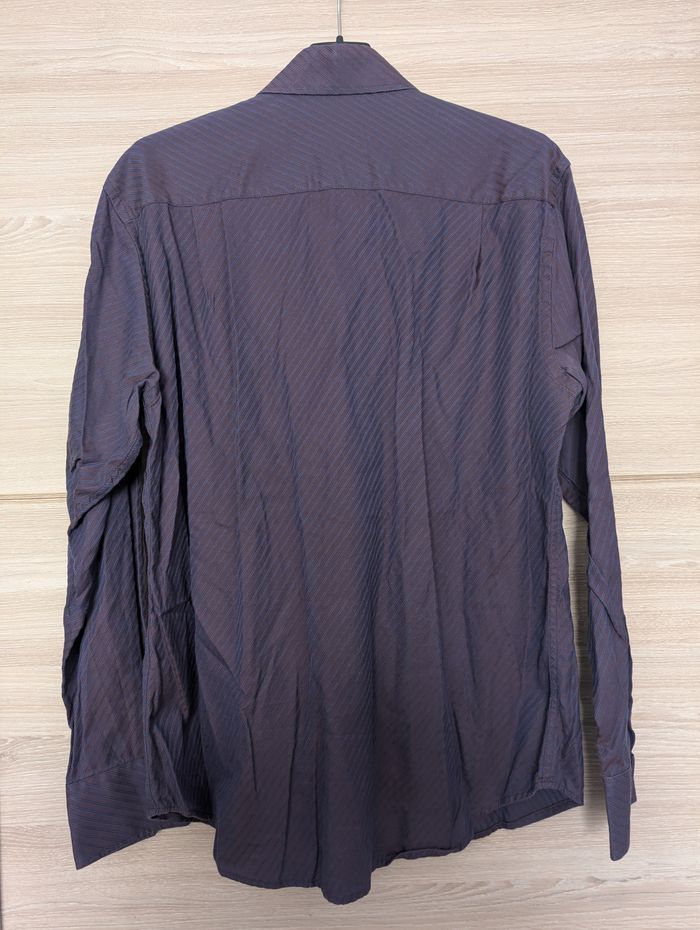 Chemise homme JULES, couleur mauve, taille L, bon état - photo numéro 3