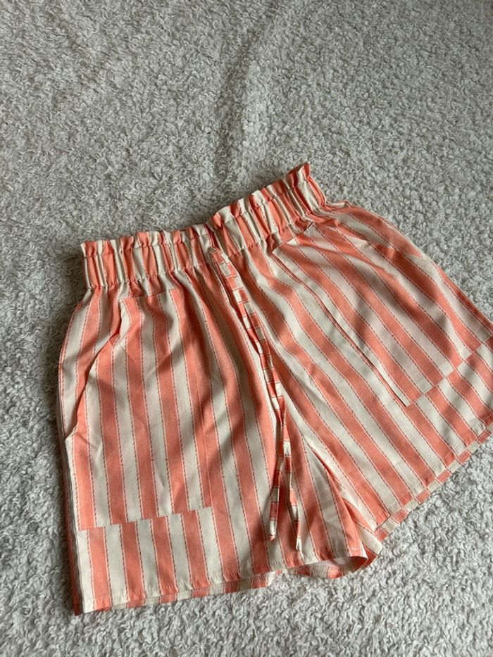Short rayé