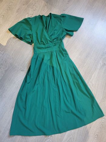 robe longue verte taille S