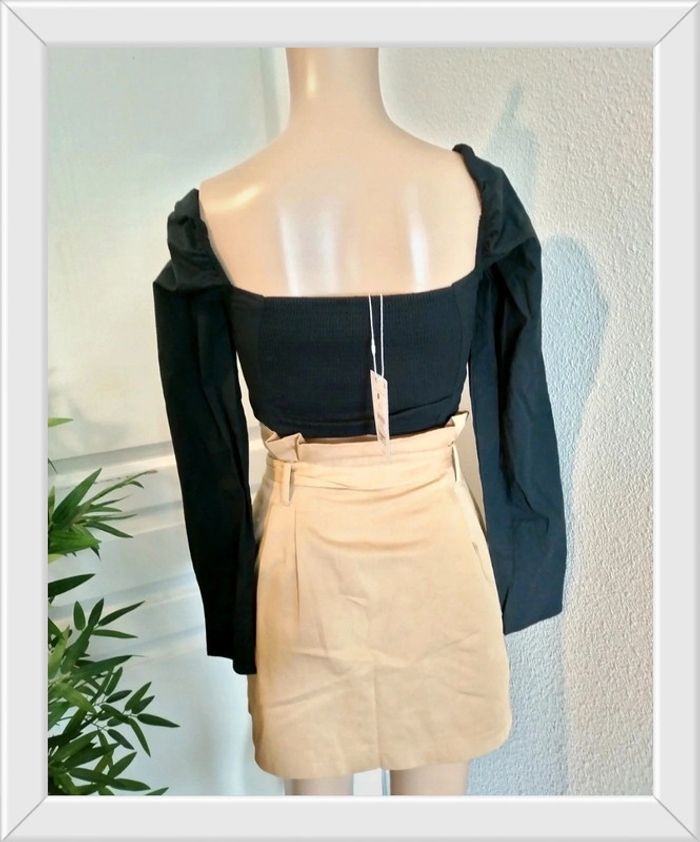 Crop top bershka taille xs neuf - photo numéro 4