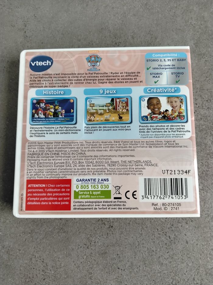 Lot de 2 cartouches de jeux Storio Max - photo numéro 7