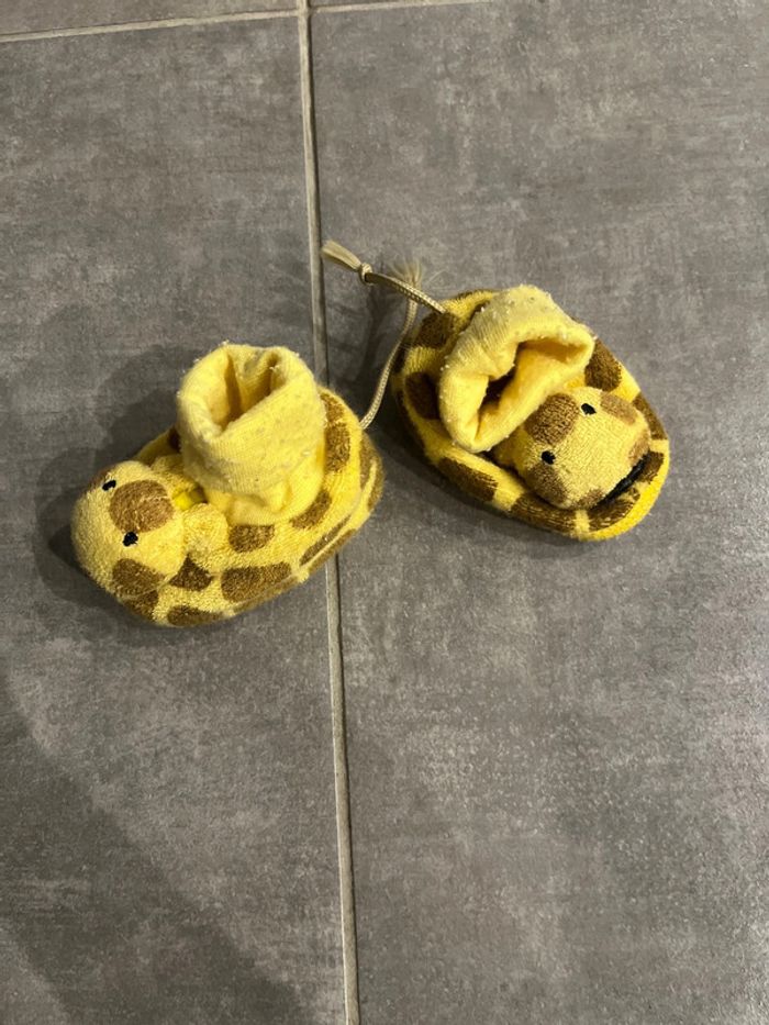 Chausson girafe bébé - photo numéro 2
