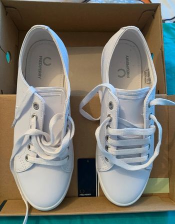 Baskets blanches Fred Perry Kingston