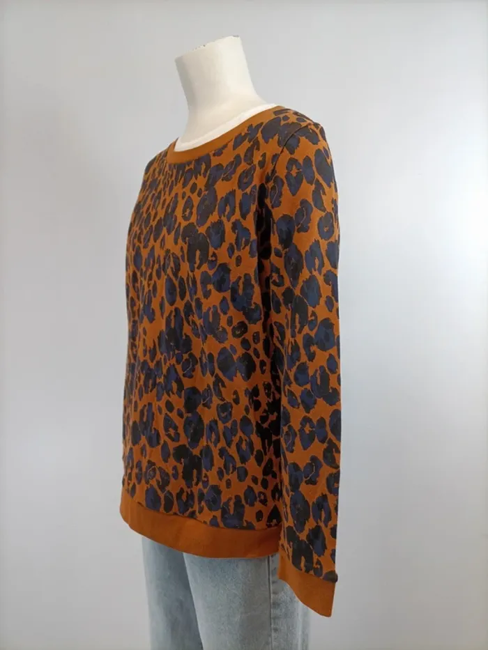 Sweat léger leopard - Grain de malice - Taille S - Neuf (A990) - photo numéro 2