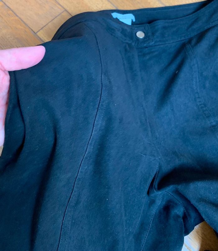 Pantalon H&M en similicuir daim taille 44/46 - photo numéro 3