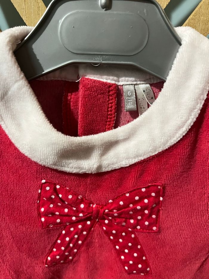 Pyjama Noël fille 6m + bonnet - photo numéro 5