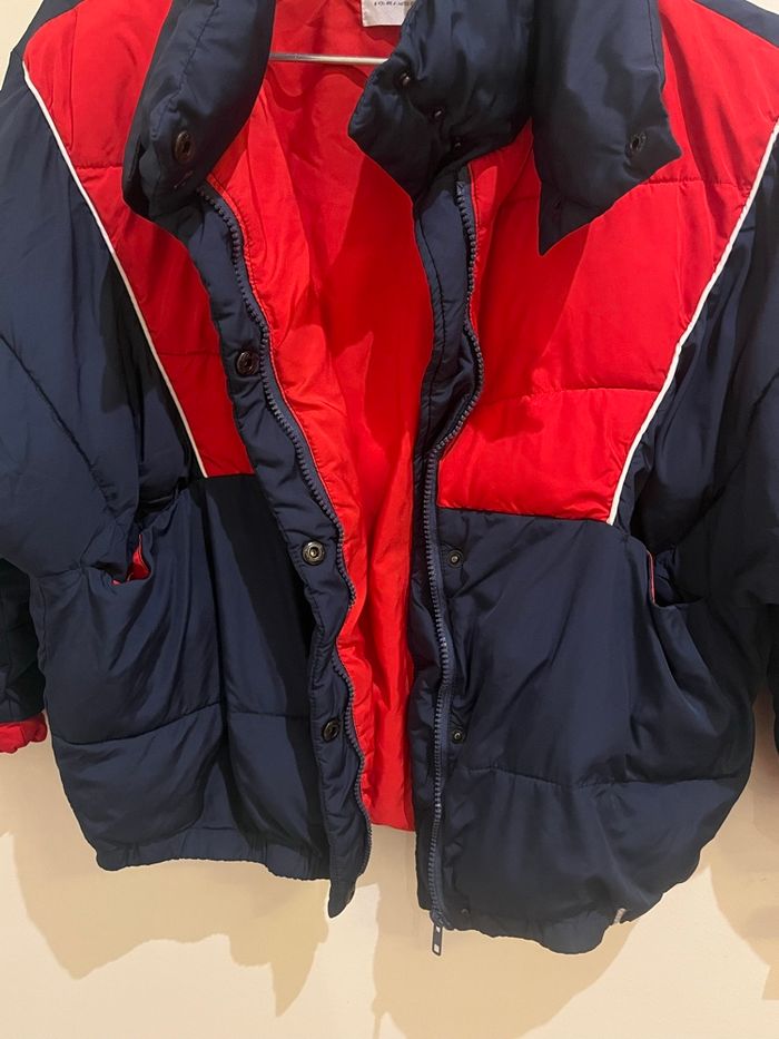 Doudoune bleu marine et rouge vicky teddy smith taille 12 ans - photo numéro 8