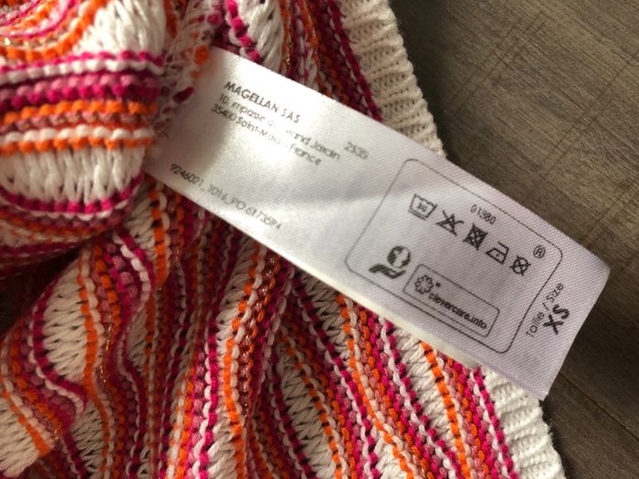Pull Bonobo printemps taille XS multicolore rayé - photo numéro 5