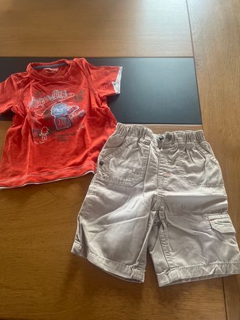 Ensemble tee-shirts et short garçon 