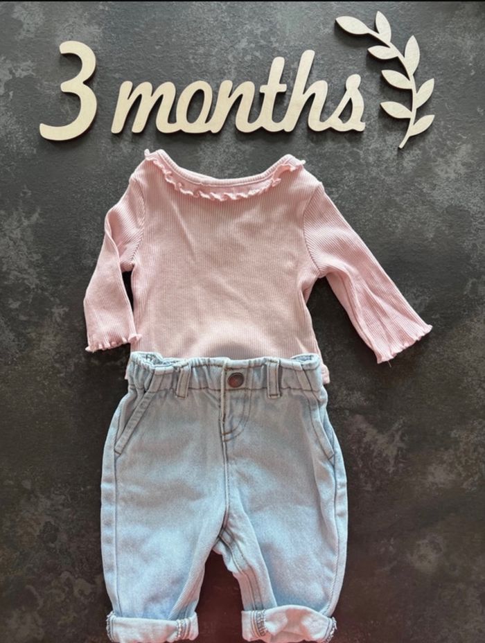 Lot de vêtements bébé fille taille 3 mois - photo numéro 9