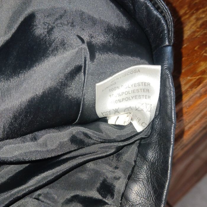 Simili cuir noir taille 38 /m orange d ' or - photo numéro 6
