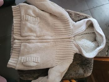Gilet fourre à capuche kiabi 6 mois