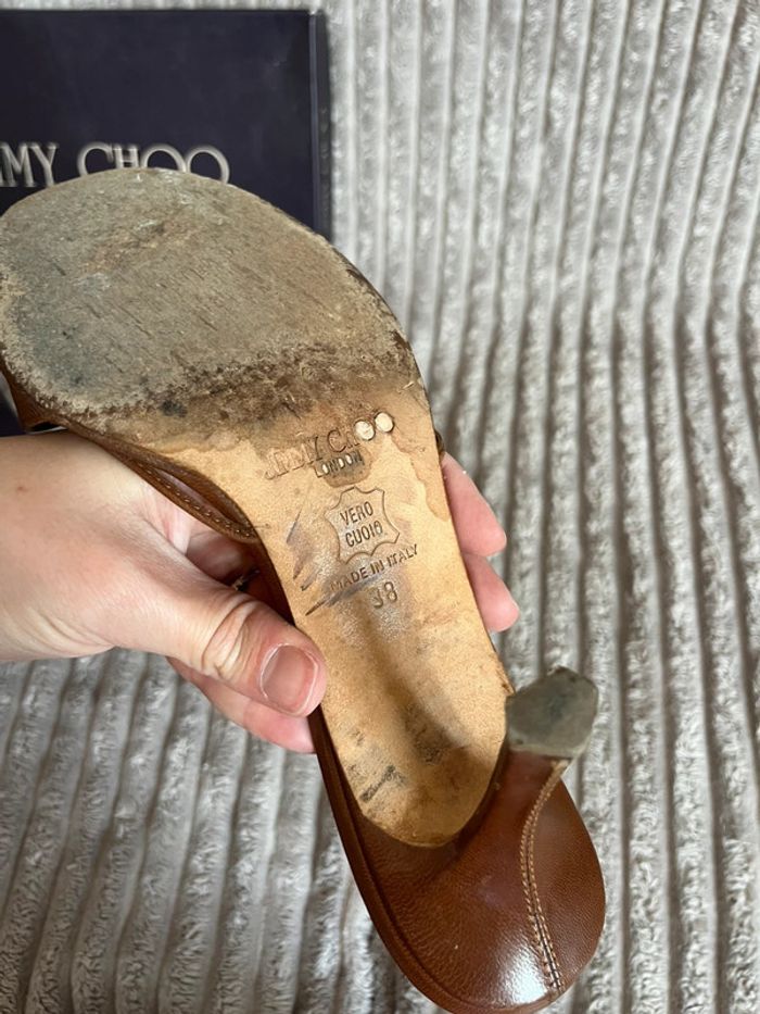 Talons Jimmy Choo authentiques - modèle “Clare Kid” - 38 - photo numéro 17