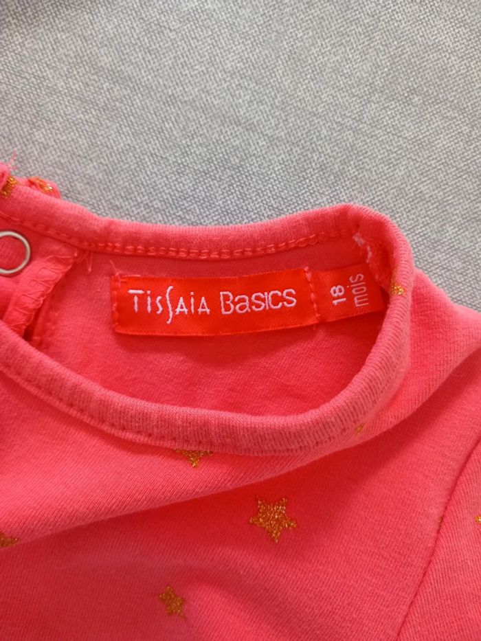Robe rose avec étoiles TBE 18 mois - photo numéro 4