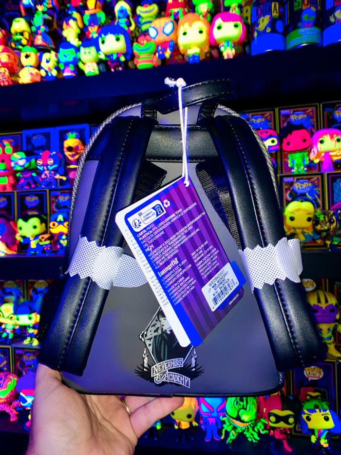 Wednesday Nevermore Academy Cosplay Mini Backpack Loungefly - photo numéro 4