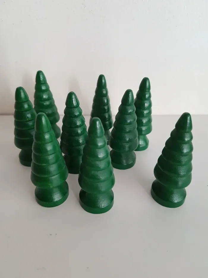 Accessoires en bois pour circuit de petites voitures - photo numéro 11