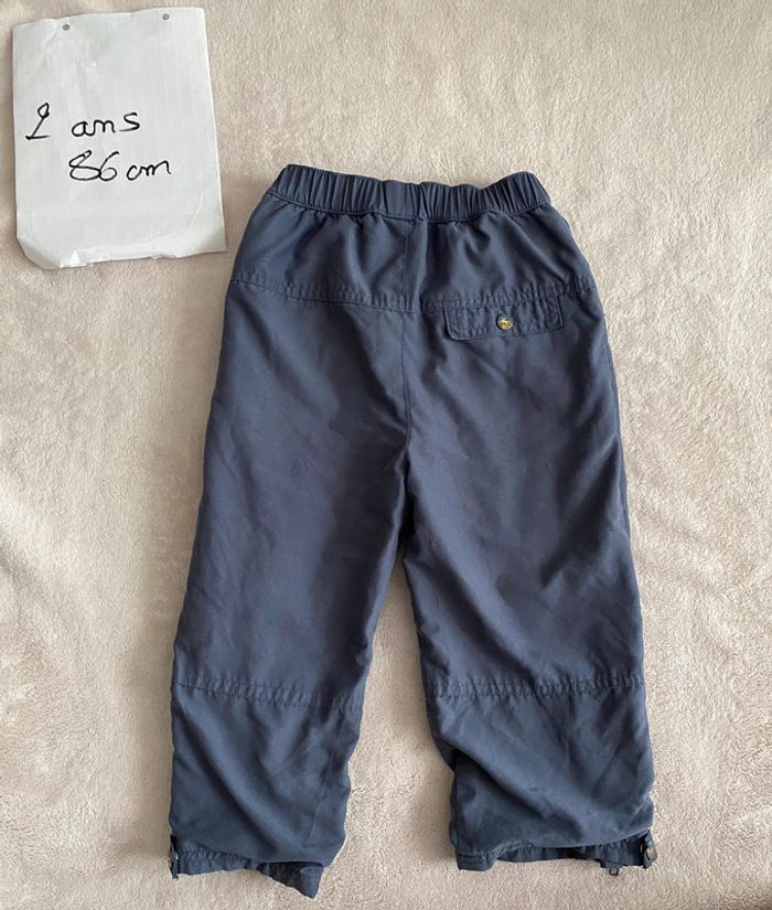 Lot de 3 pantalons chauds - 2 doublés & 1 velour - 2 ans - Dpam, tout compte fait et autre TBE - photo numéro 7