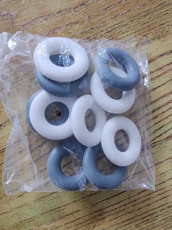 Lot de 10 anneaux de dentition