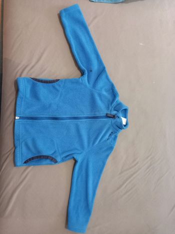 Jolie veste polaire garçon 3 ans bleu decathlon