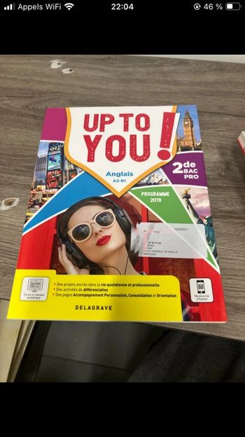 Up To You ! 2de Bac Pro