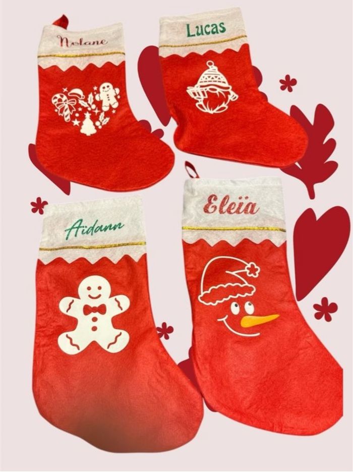 Chaussette de Noël personnalisée