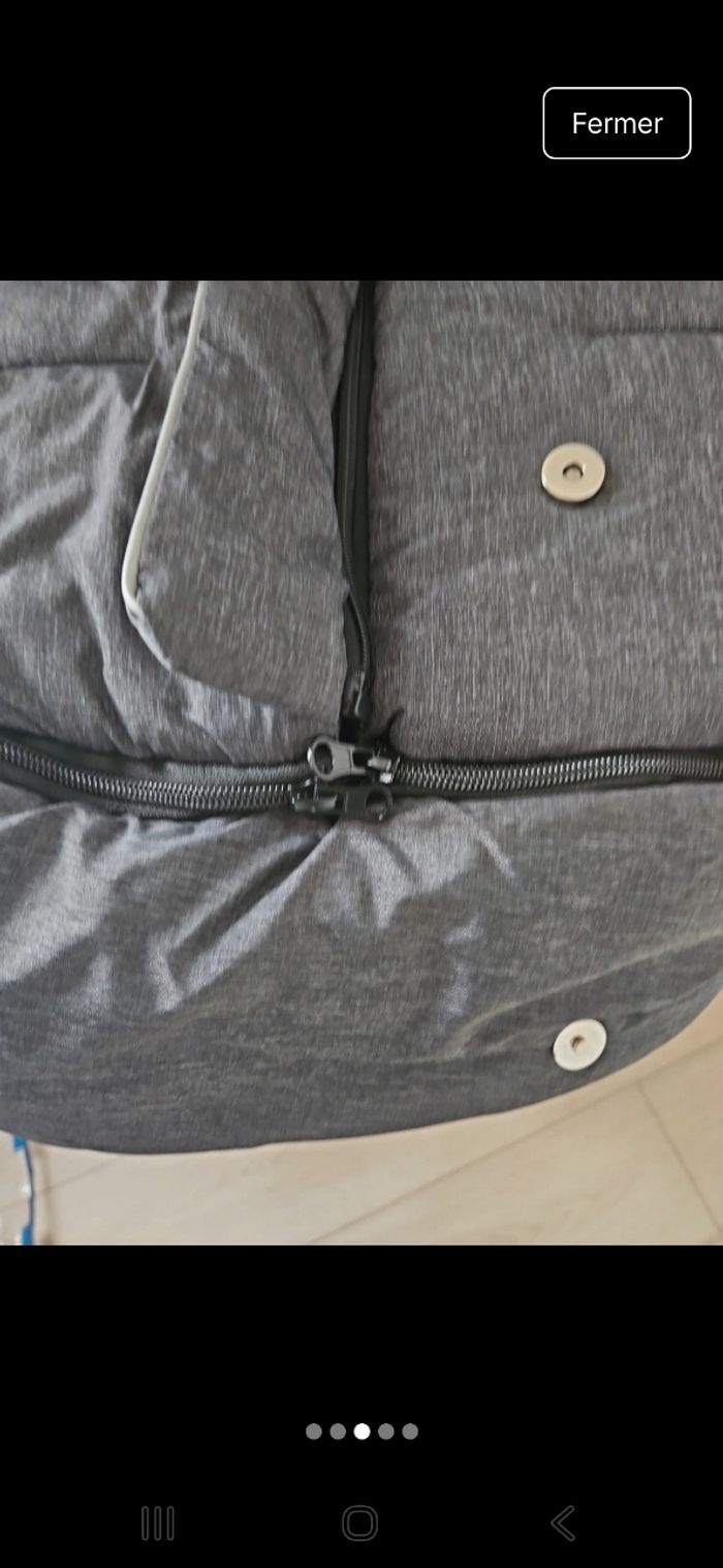 Chancelière polaire hiver chaude universelle  poussette Clevamam1 - photo numéro 3