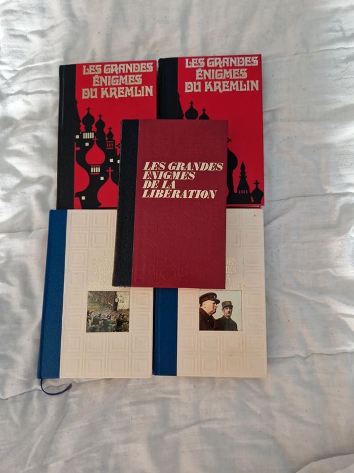Lot de livres les grandes énigmes. (5)