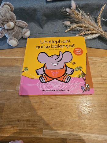 Livre animé un éléphant qui se balançait
