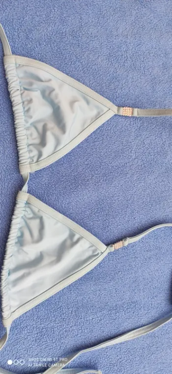 Maillot de bain 2pieces 16 ans bleu strass