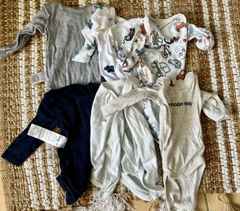 Lot 6 bodies manche longue 3 mois