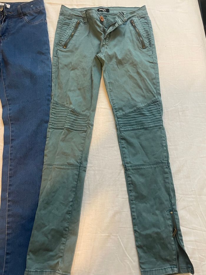 Lot de 2 pantalons jeans femme taille 36 - photo numéro 3
