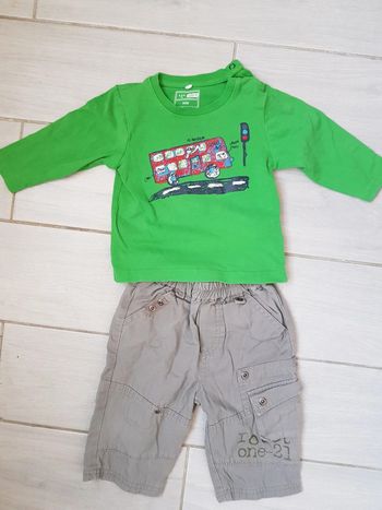 Ensemble pantalon haut épais taille 6 mois