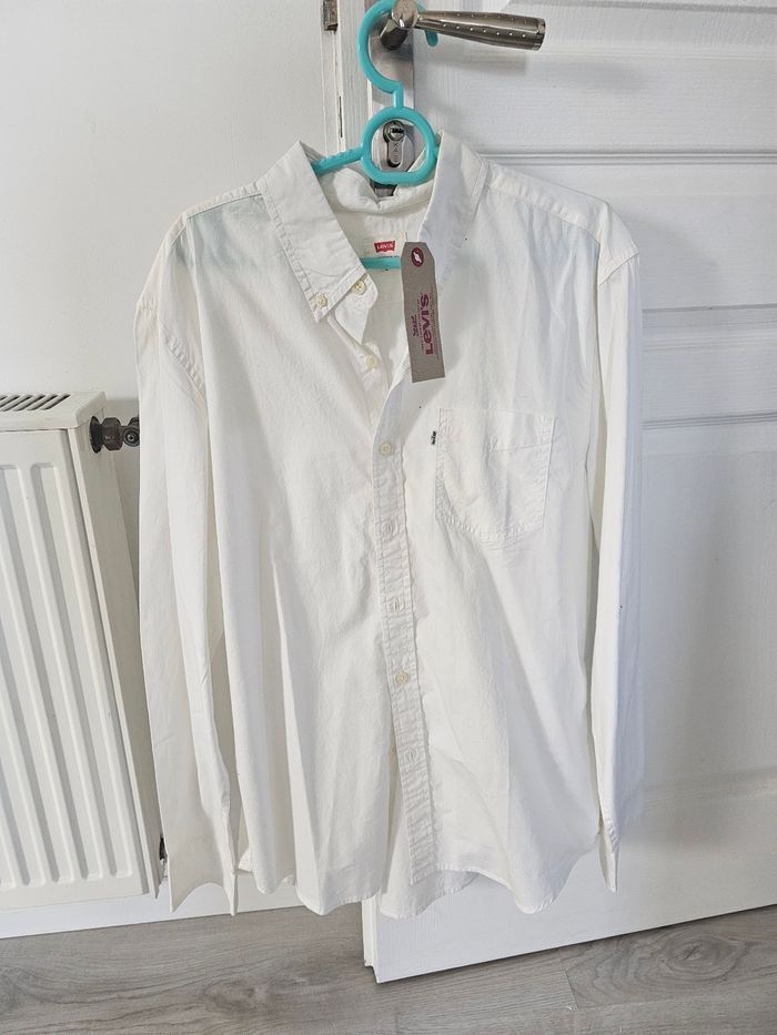 Chemise homme blanche levis original neuve avec etiquette 30€ - photo numéro 8
