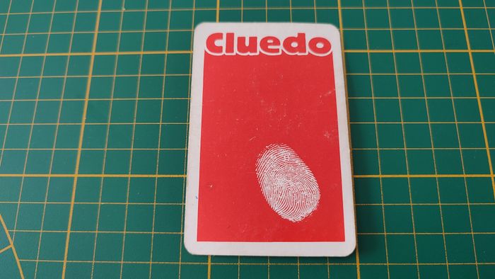 Carte hall en l'état Cluedo miro-meccano pièce détachée jeu de société #E26 - photo numéro 2