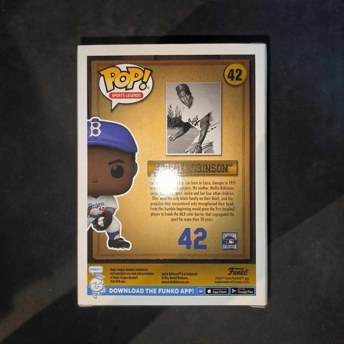 Figurine Funko Pop / Jackie Robinson 42 / Baseball / Dodgers - photo numéro 3