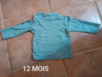 Maillot col roulé garçon 12 MOIS
