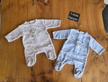 Lot de pyjamas chauds bébé garçon